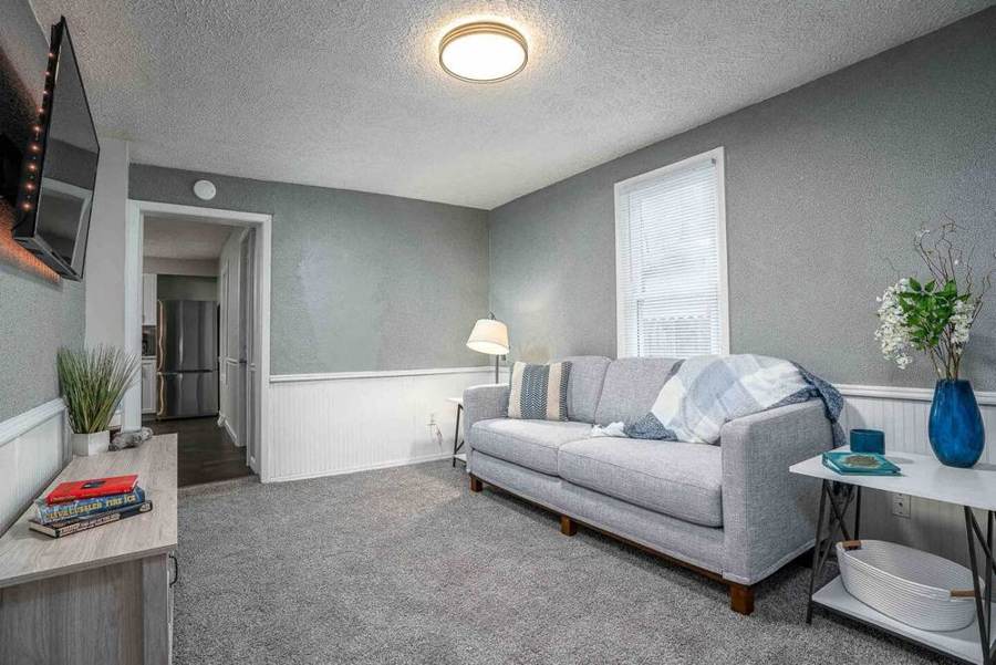 Living room — after