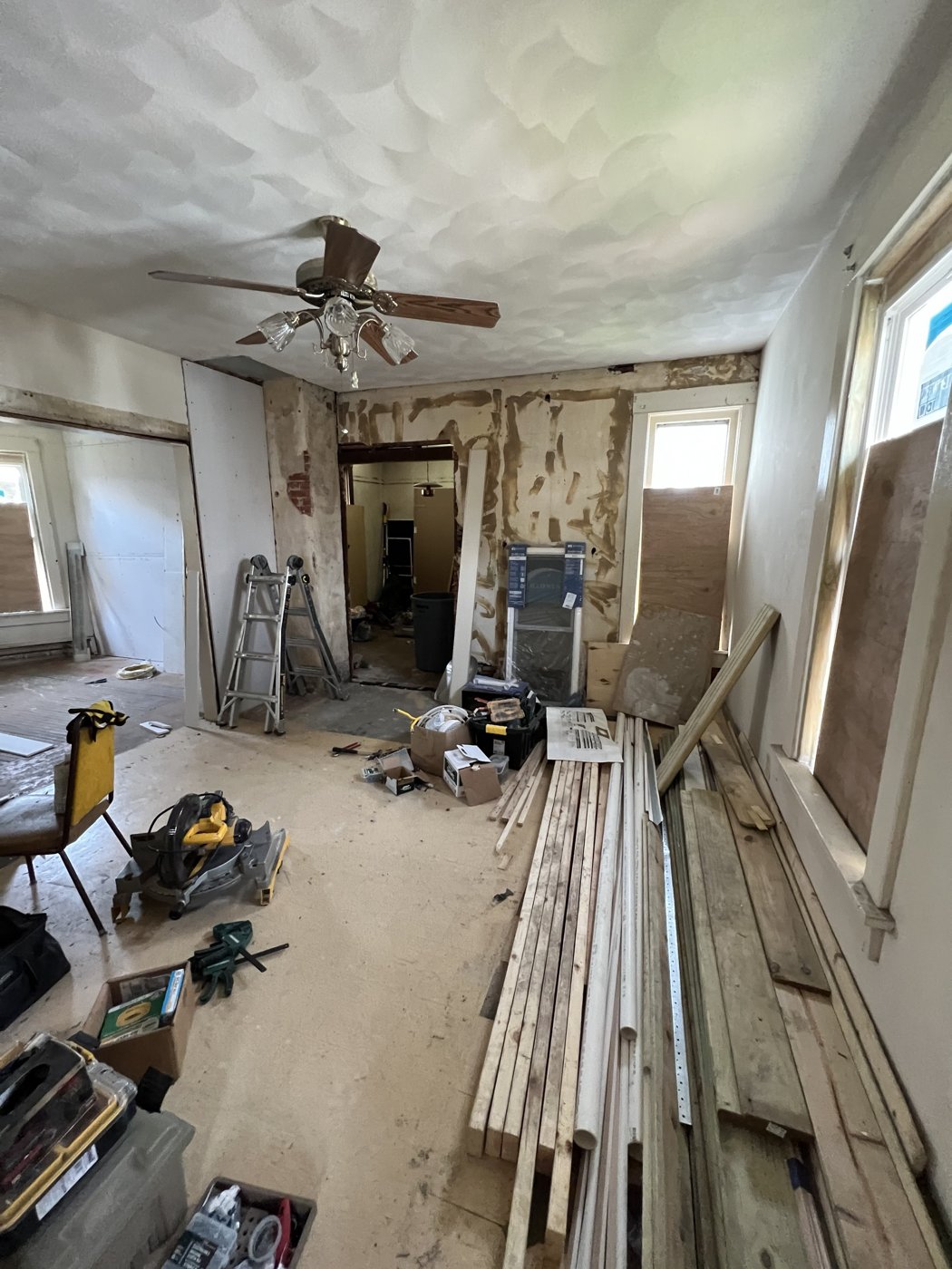2627 Fair Avenue during renovation