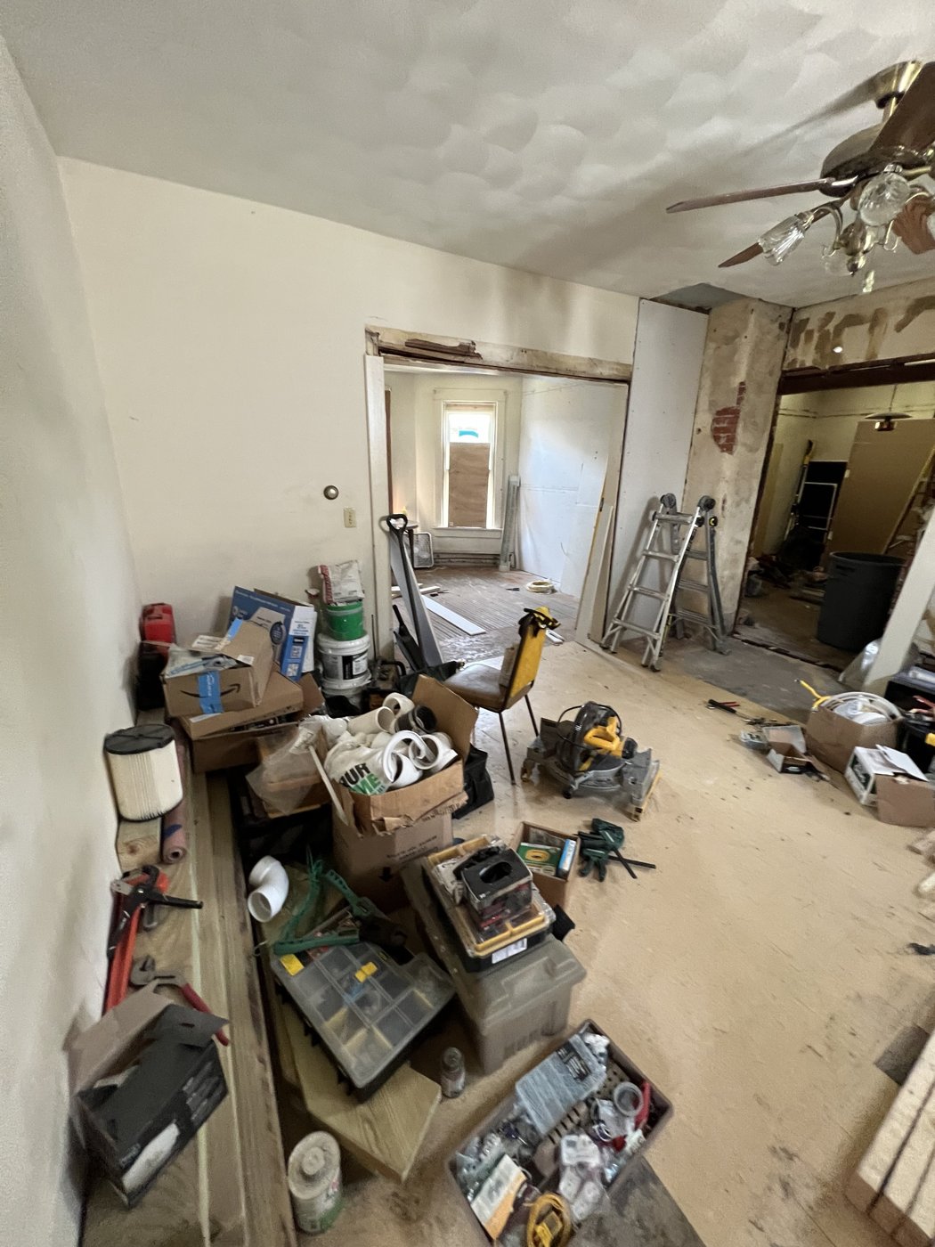 2627 Fair Avenue during renovation